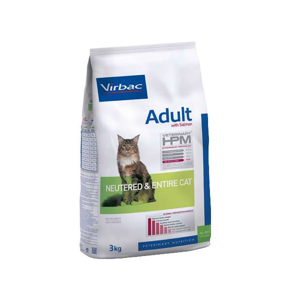 Virbac Cat Adult Salmon Neutered Entire 3 kg