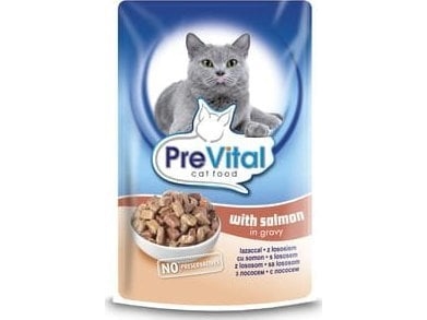 PreVital Complete kissanruoka lohella 100g