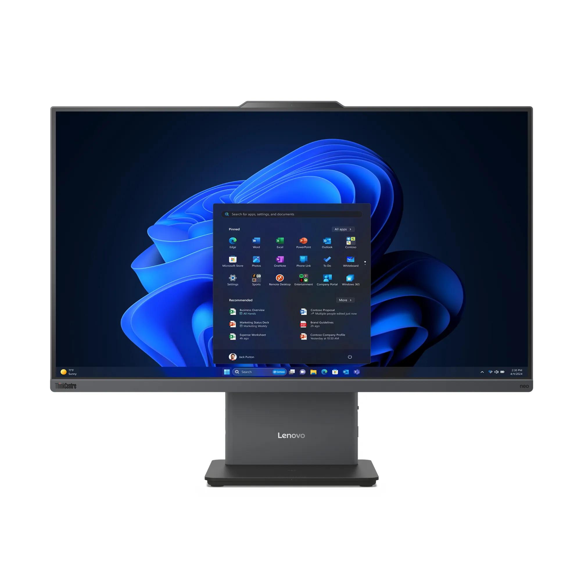 Lenovo ThinkCentre neo 50a 27 Gen 6 Ultra 5 226V All-in-one