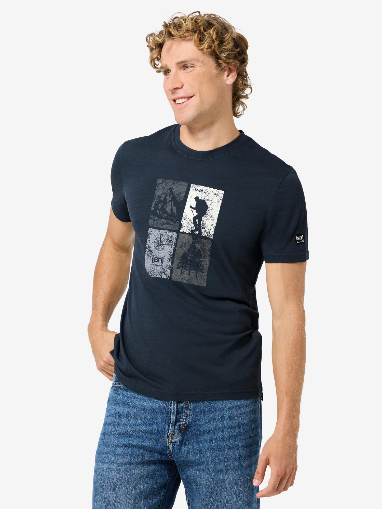 Supernatural Men's Go Hiking Tee miesten tekninen t-paita