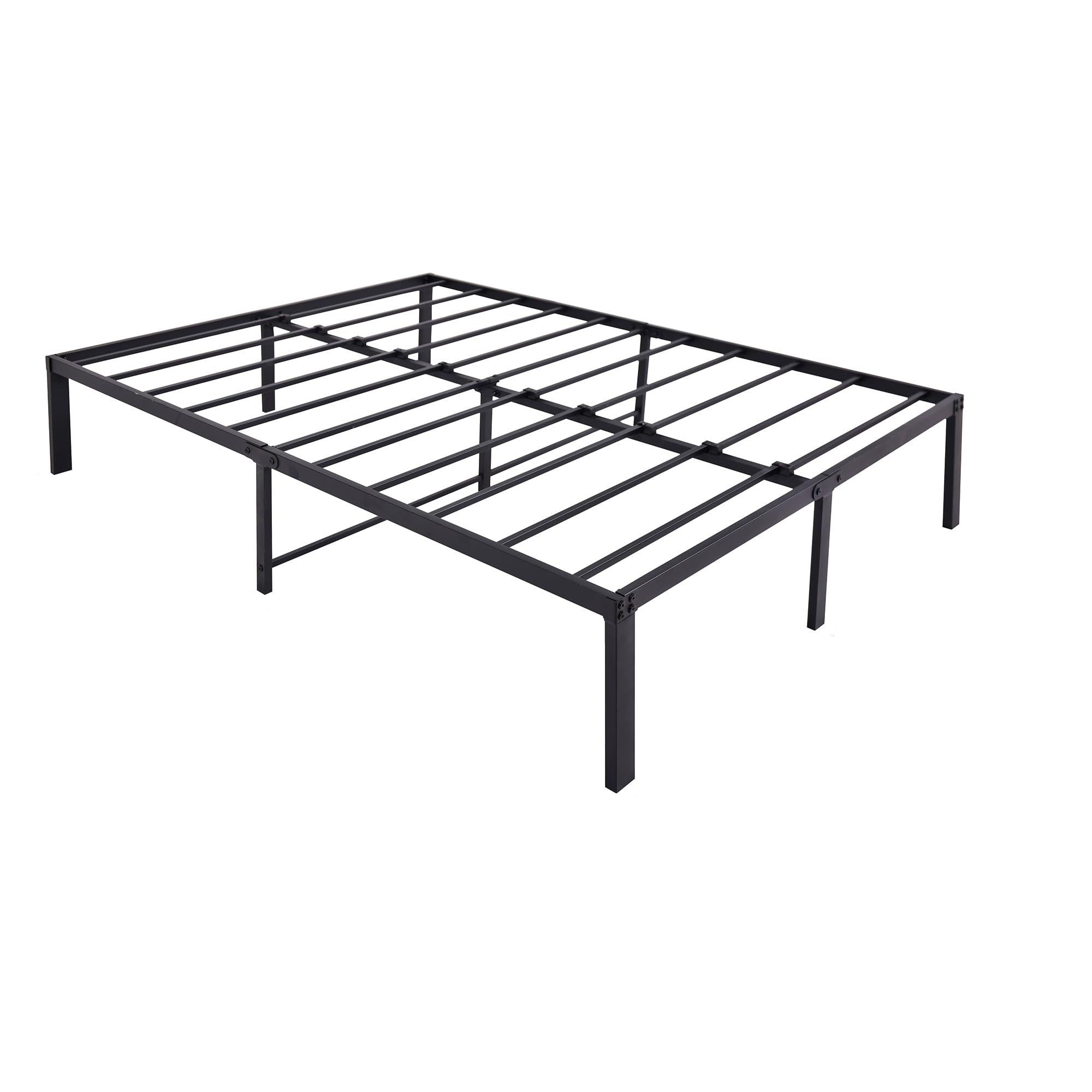 sänky 120x200 cm metallinen turva-aidat säilytystila musta